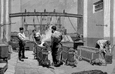 Sulatustalo Pariisin rahapajassa, 1892 tekijältä Unbekannt
