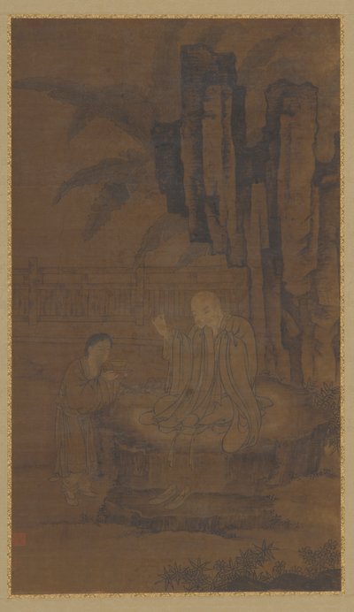 Vaatteiden korjaus varhaisessa aamuauringossa, Ming-dynastia, 1400-1500-luku. tekijältä Unbekannt
