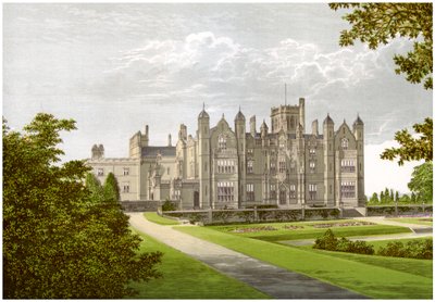 Merevale Hall, Warwickshire, Dugdalen perheen koti, vuodelta 1880 tekijältä Unbekannt