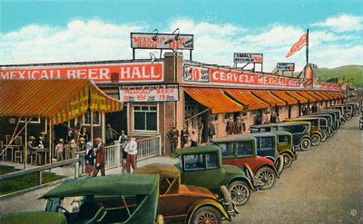 Mexicali Beer Hall, maailman pisin baari, vuodelta 1939 tekijältä Unbekannt