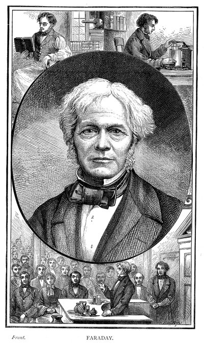 Michael Faraday, brittiläinen fyysikko ja kemisti, 1881 tekijältä Unbekannt