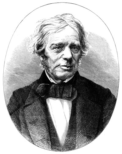 Michael Faraday, brittiläinen fyysikko ja kemisti, 1800-luku tekijältä Unbekannt