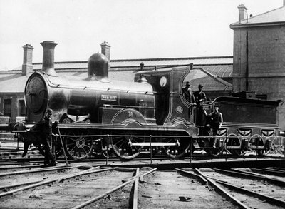 Midlands and Great Western Railway Ireland 2-4-0 -veturi Rob Roy, 1873 tekijältä Unbekannt