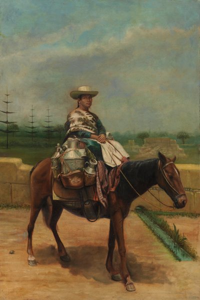 Maidonainen, n. 1890-1892. tekijältä Unbekannt