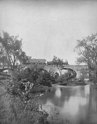 Mill Creek Bridge, Pennsylvania Railroad, 1897. tekijältä Unbekannt