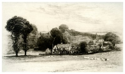 Miltonsin mökki, Chalfont St Giles, Buckinghamshire, 1895 tekijältä Unbekannt