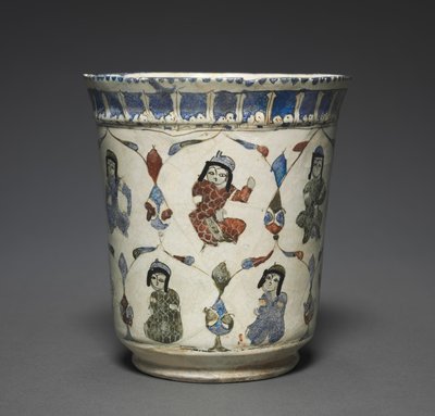 Minai Beaker istuvien prinssien kanssa, 1180-1220. tekijältä Unbekannt