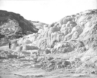 Minerva Terrace, Yellowstone Park, USA, c1900. tekijältä Unbekannt