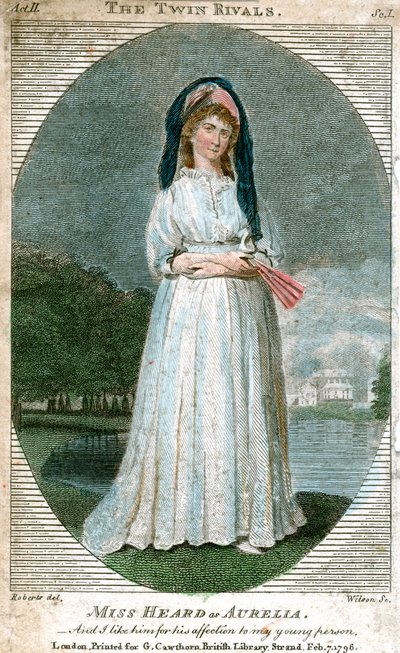 Miss Heard Aureliana, 1796 tekijältä Unbekannt