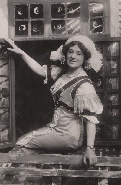 Miss Isabel Jay, 1879-1927, Christinena elokuvassa Dear Little Denmark, vuodelta 1909. tekijältä Unbekannt