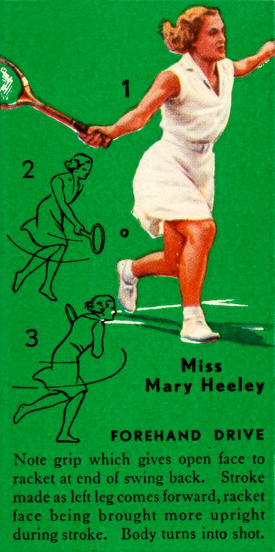 Miss Mary Heeley - Forehand Drive, 1935. tekijältä Unbekannt
