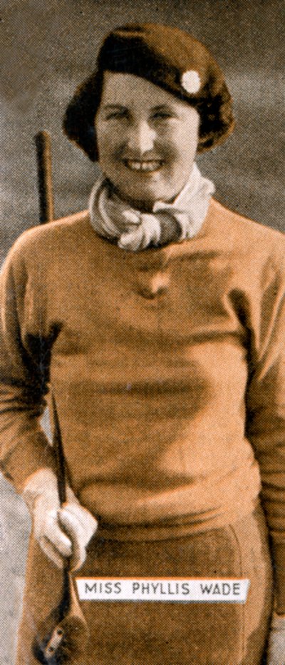 Miss Phyllis Wade, Englannin naisten golfmestari, 1934 tekijältä Unbekannt