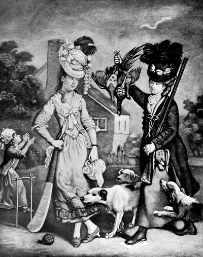 Miss Wicket ja Miss Trigger, 1770 tekijältä Unbekannt