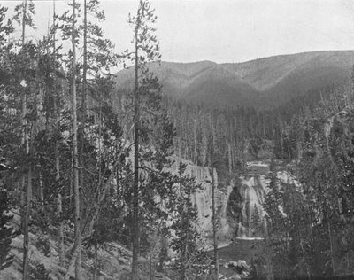 Missouri-joki, Great Fallsin alapuolella, Montana, USA, 1900. tekijältä Unbekannt