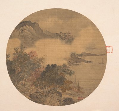 Sumuinen maisema, 1400-1600-luku. tekijältä Unbekannt