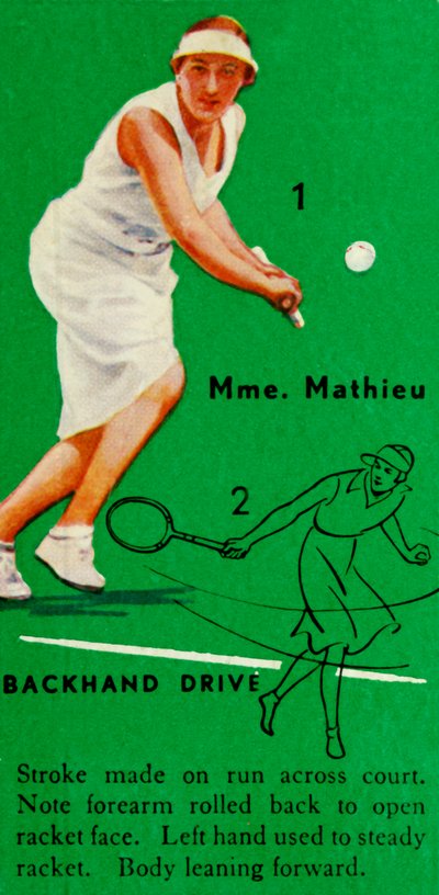 Mme. Mathieu - takakätinen ajo, v1935. tekijältä Unbekannt