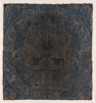 Bahram Gur -silkin moderni kopio Berliinissä, n. 1895 . tekijältä Unbekannt