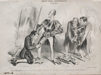 Anglo-Chivalric Manners, 1839. tekijältä Unbekannt