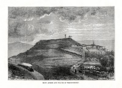 Mont Auxois ja Vercingetorixin patsas, Ranska, 1879 tekijältä Unbekannt