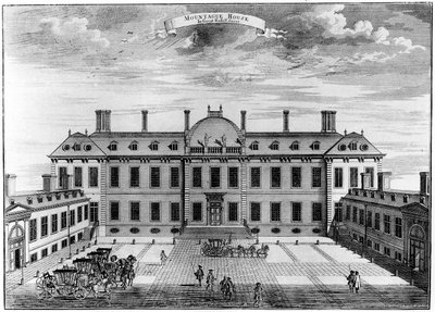 Montagu House, Bloomsbury, 1700-luku, 1908 tekijältä Unbekannt