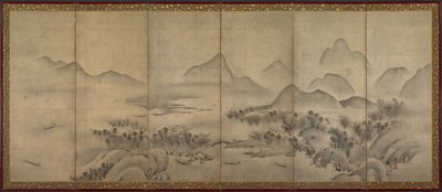 Kuutamoinen maisema, 1500-luvun loppu. tekijältä Unbekannt