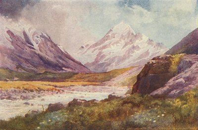 Mount Cook, Uusi-Seelanti, 1924 tekijältä Unbekannt