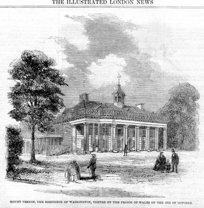 Mount Vernon, Washingtonin asuinpaikka, 1800-luku tekijältä Unbekannt