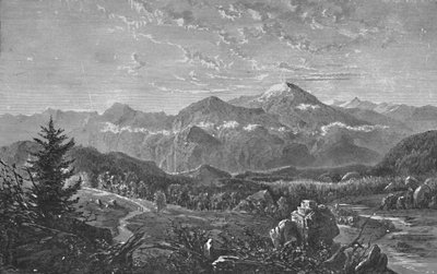 Mount Washington ja White Hills, 1883 tekijältä Unbekannt