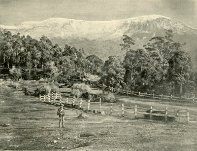 Mount Wellington, Huon Roadilta, 1901. tekijältä Unbekannt