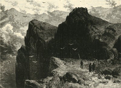 Vuoristomaisema Epiruksessa, 1890. tekijältä Unbekannt