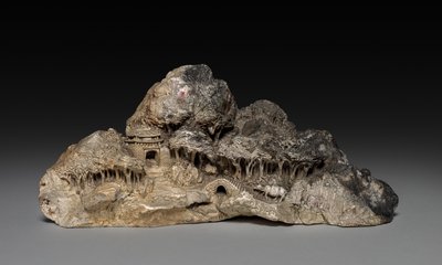 Vuori ja maisema, 1800-luku. tekijältä Unbekannt