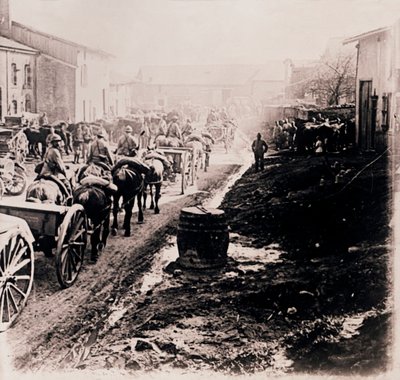 Asennettu joukot vaunujen kanssa, c1914-c1918 tekijältä Unbekannt