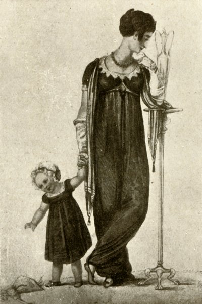 Äidin ja lapsen surupuku, 1809, 1937. tekijältä Unbekannt