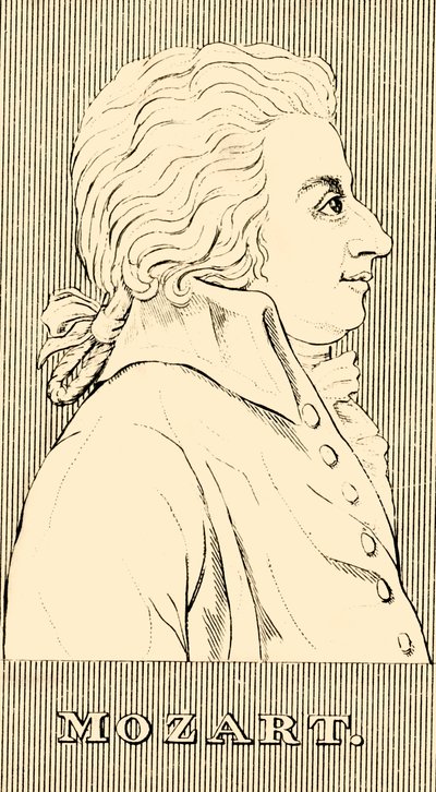 Mozart, 1756-1791, 1830. tekijältä Unbekannt