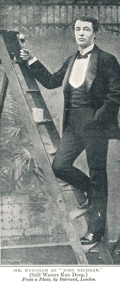 Herra Charles Wyndham, noin 1890-luku tekijältä Unbekannt