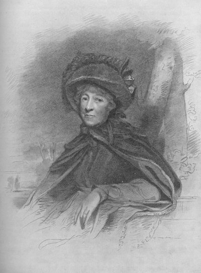 Rouva Thrale Jälkeenpäin Piozzi s. 1741, k. 1821, 1907 tekijältä Unbekannt