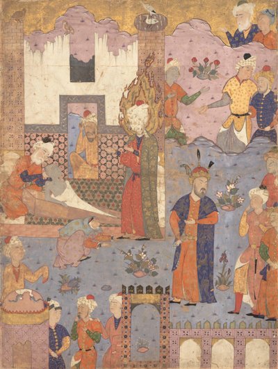 Muhammad elvyttää sairaan pojan, Folio Ja