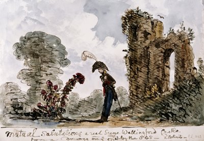 "Keskinäiset tervehdykset". William Crotch, n. 1838. tekijältä Unbekannt