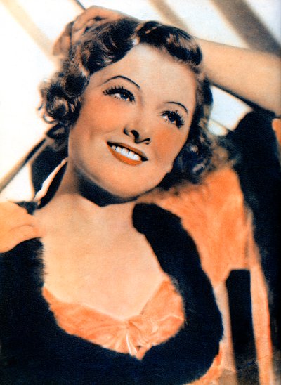 Myrna Loy, yhdysvaltalainen näyttelijä, 1934-1935 tekijältä Unbekannt