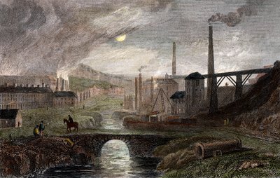 Nant-y-Glow Iron Works, Monmouthshire, Wales, c1780, c1830 tekijältä Unbekannt