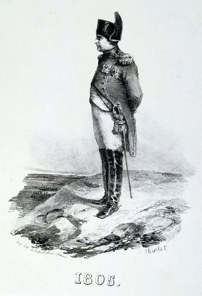 Napoleon 1., 1805, 1800-luku tekijältä Unbekannt