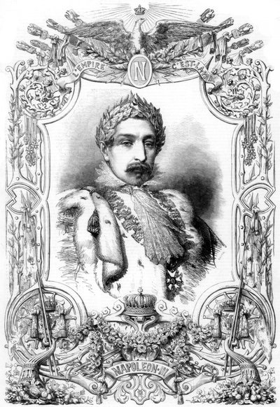 Napoleon III, Ranskan keisari, 1853 tekijältä Unbekannt