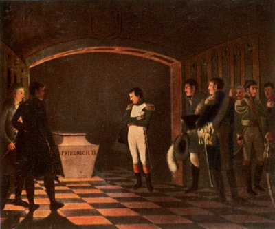 Napoleon I Frederick Suuren haudalla, 27. lokakuuta 1806, 1936. tekijältä Unbekannt