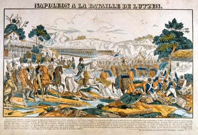 Napoleon Lutzenin taistelussa 2. toukokuuta 1813 tekijältä Unbekannt