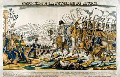 Napoleon Rivolin taistelussa 14. tammikuuta 1797 tekijältä Unbekannt