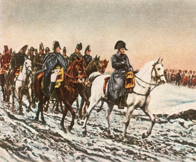 Napoleons vetäytyy Berezinaan, 1812, 1936. tekijältä Unbekannt