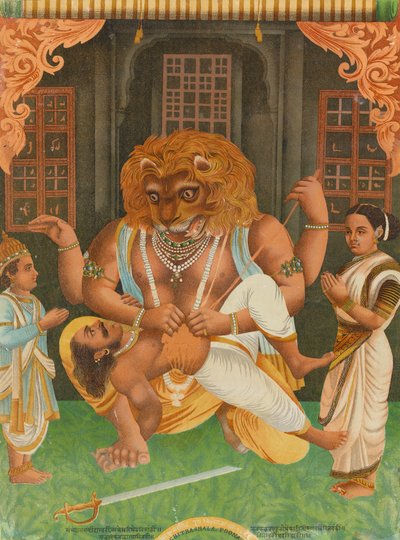 Narasimha, 1886. tekijältä Unbekannt