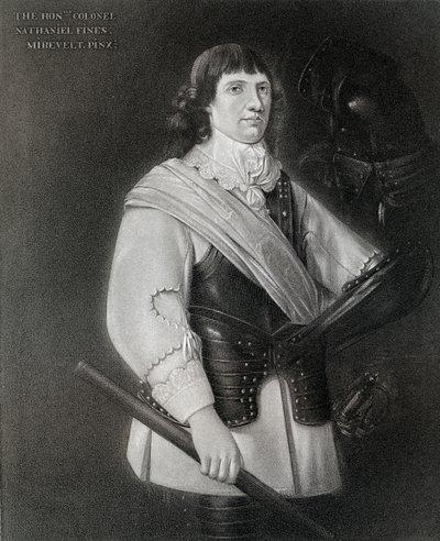 Nathaniel Fiennes, c1608-1669, englantilainen poliitikko, 1600-luku, 1899 tekijältä Unbekannt
