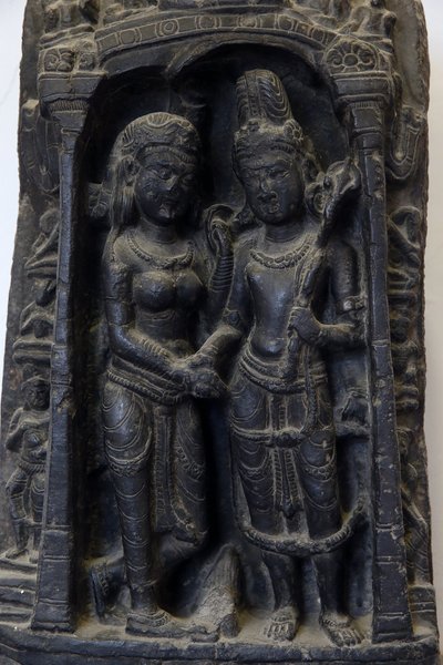 Intian kansallismuseo, Delhi. Shivan ja Parvatin häät. Pala tekijältä Unbekannt