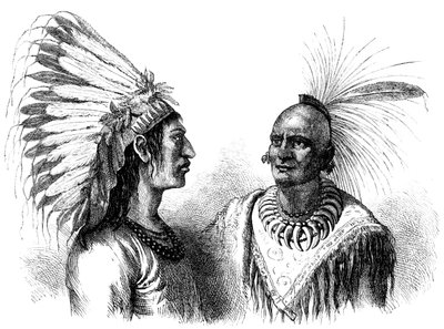 Native American Warriors, 1880 tekijältä Unbekannt